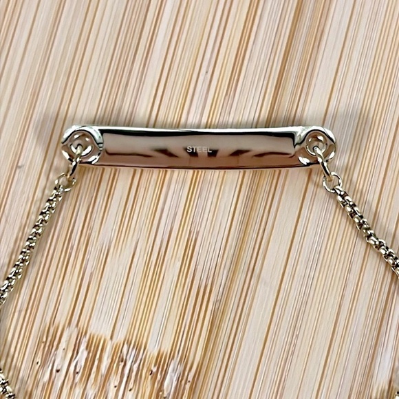 Brand New Michael Kors Gold Tone Nameplate Adjustable Bracelet Haute Hardware - Picture 13 of 15